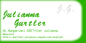 julianna gurtler business card